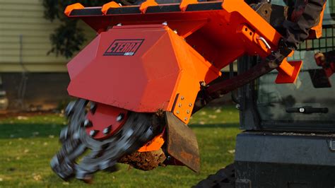 vortex skid steer stump grinder